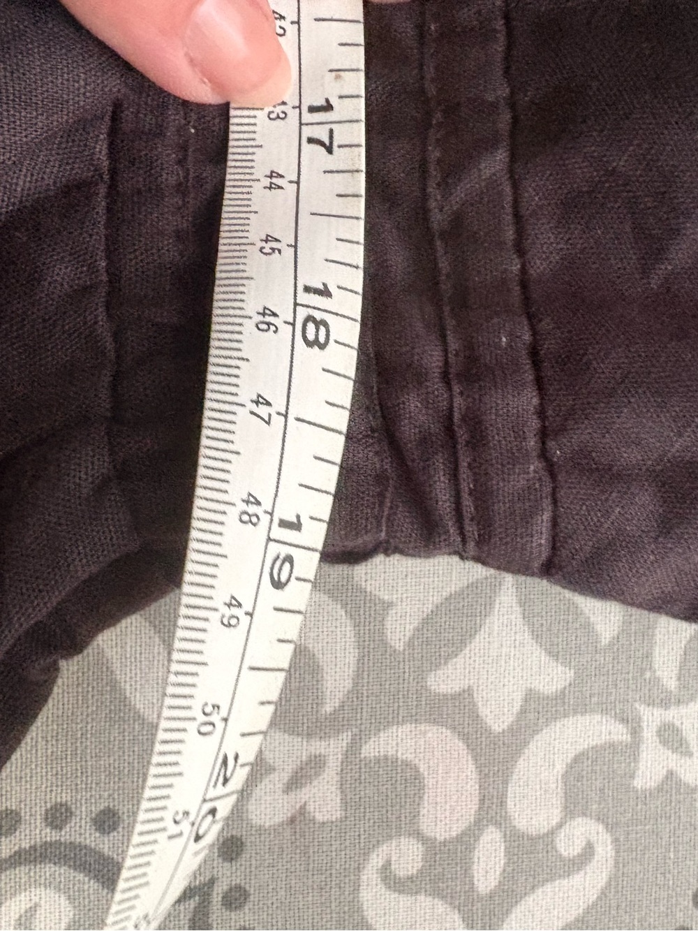 Talbots Black Blouse with Cream Floral Embroidery - Picture 10 of 11